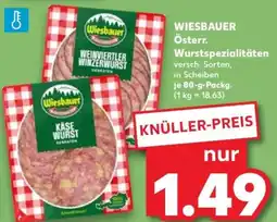 Kaufland WIESBAUER Österr. Wurstspezialitäten Angebot