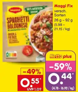 Netto Marken-Discount Maggi Fix Angebot