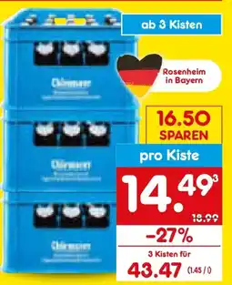 Netto Marken-Discount Chiemseer Hell oder Alkoholfrei 0,0% Angebot