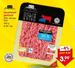 Netto Marken-Discount GUT PONHOLZ Hackfleisch gemischt Angebot