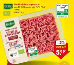 Netto Marken-Discount Bio Hackfleisch gemischt Angebot