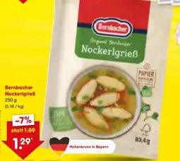 Netto Marken-Discount Bernbacher Bernbacher Nockerlgrieẞ 250 g Angebot
