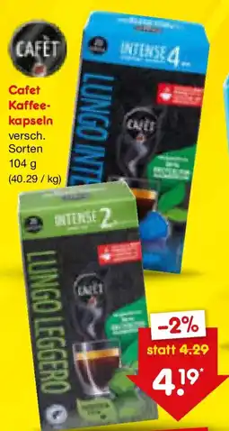 Netto Marken-Discount Cafet Kaffeekapseln Angebot