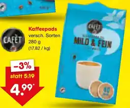 Netto Marken-Discount CAFET Kaffeepads Angebot