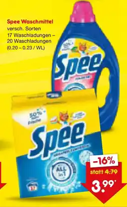 Netto Marken-Discount Spee Waschmittel Angebot