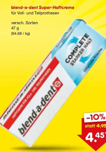 Netto Marken-Discount blend-a-dent Super-Haftcreme Angebot