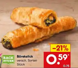 Netto Marken-Discount BACK STUBE Börekstick Angebot