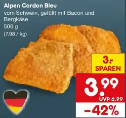Netto Marken-Discount Alpen Cordon Bleu Angebot