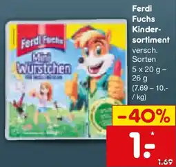 Netto Marken-Discount Ferdi Fuchs Kindersortiment Angebot
