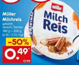 Netto Marken-Discount Müller Milchreis Angebot