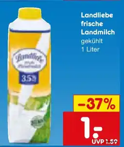 Netto Marken-Discount Landliebe frische Landmilch Angebot