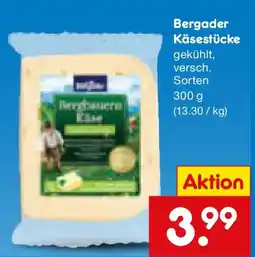 Netto Marken-Discount Bergader Käsestücke Angebot