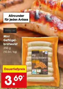 Netto Marken-Discount Mini Geflügelbratwurst Angebot