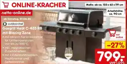 Netto Marken-Discount Gasgrill Heat C-435 RB mit Blazing Zone Angebot