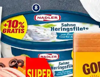 Aldi Süd Nadler Sahne Heringsfilets 440g Angebot