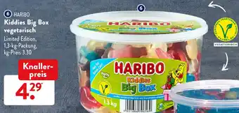 Aldi Süd Haribo Kiddies Big Box vegetarisch 1,3kg Angebot