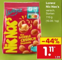 Netto Marken-Discount Lorenz Nic Nac's Angebot