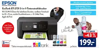 Aldi Süd Epson EcoTank ET-2721 3in1 Tintenstrahldrucker Angebot