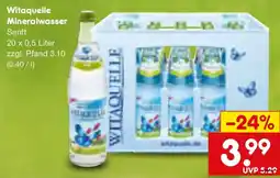 Netto Marken-Discount Witaquelle Mineralwasser Angebot