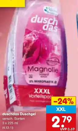 Netto Marken-Discount duschdas Duschgel Angebot