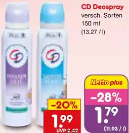 Netto Marken-Discount CD Deospray Angebot