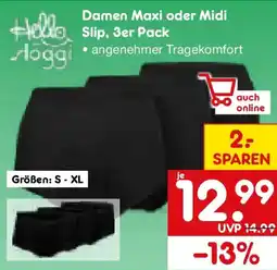 Netto Marken-Discount Hello Sloggi Damen Maxi oder Midi Slip Angebot