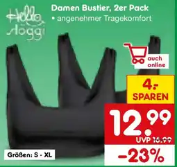 Netto Marken-Discount Hello sloggi Damen Bustier Angebot