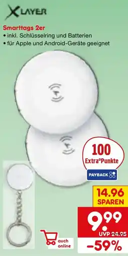 Netto Marken-Discount XLAYER Smarttags 2er Angebot