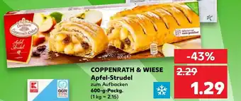 Kaufland Coppenrath & Wiese Apfel-Strudel 600g-Packg. Angebot