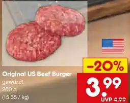 Netto Marken-Discount Original US Beef Burger Angebot