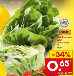 Netto Marken-Discount HEIMAT Mini-Romanasalat Angebot
