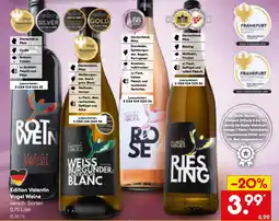 Netto Marken-Discount Edition Valentin Vogel Weine Angebot