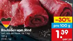 Netto Marken-Discount Rouladen vom Rind Angebot