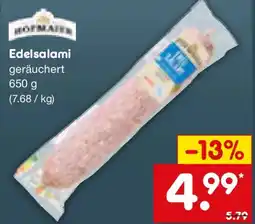 Netto Marken-Discount Hofmaier Edelsalami Angebot