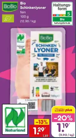 Netto Marken-Discount Bio Schinkenlyoner Angebot
