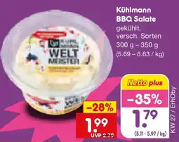 Netto Marken-Discount Kühlmann BBQ Salate Angebot
