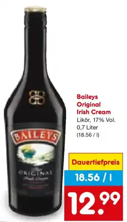 Netto Marken-Discount Baileys Original Irish Cream Angebot