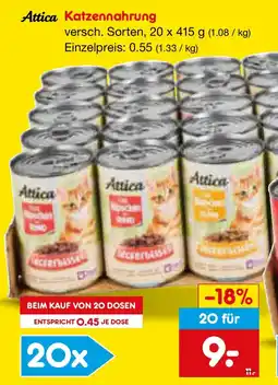 Netto Marken-Discount Attica Katzennahrung Angebot