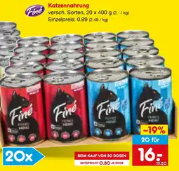 Netto Marken-Discount Finé Katzennahrung Angebot