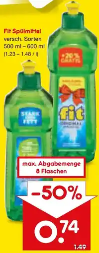 Netto Marken-Discount Fit Spülmittel Angebot
