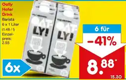 Netto Marken-Discount Oatly Hafer Drink Angebot