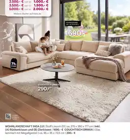 Kabs Polsterwelt Wohnlandschaft inga 2.0 Angebot