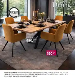 Kabs Polsterwelt Esstisch sarin Angebot
