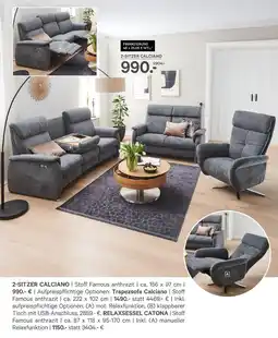 Kabs Polsterwelt 2-sitzer calciano Angebot