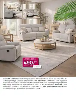 Kabs Polsterwelt 2-sitzer modena Angebot
