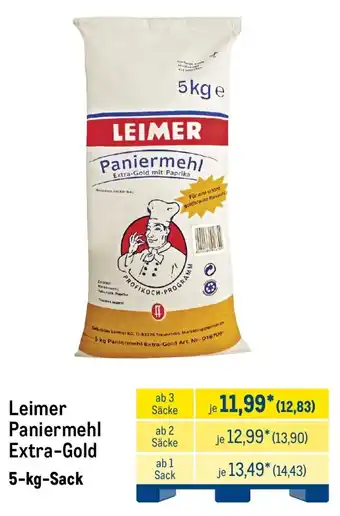 METRO Leimer Paniermehl Extra-Gold Angebot
