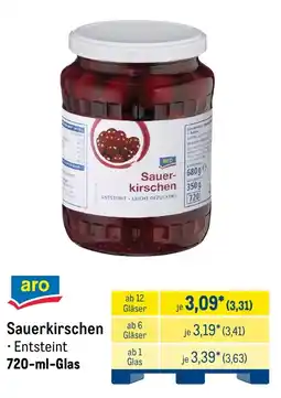 METRO aro Sauerkirschen Angebot