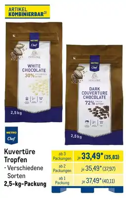 METRO METRO Chef Kuvertüre Tropfen Angebot