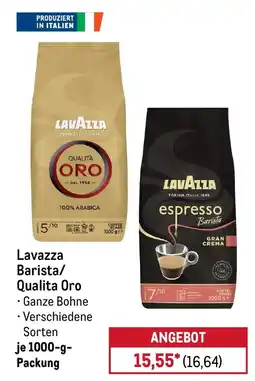 METRO Lavazza Barista/ Qualita Oro Angebot