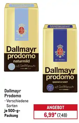 METRO Dallmayr Prodomo Angebot